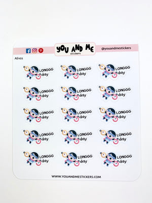 Character Stickers | Judy | Erin Condren | AS102