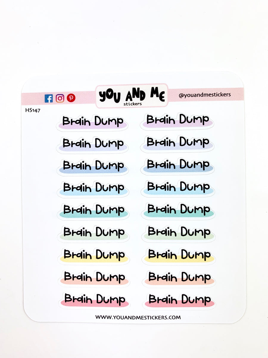 Script Stickers | Planner Stickers | Erin Condren | HS147