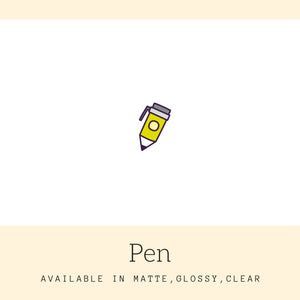 Pen Stickers | Icon Stickers | CS138