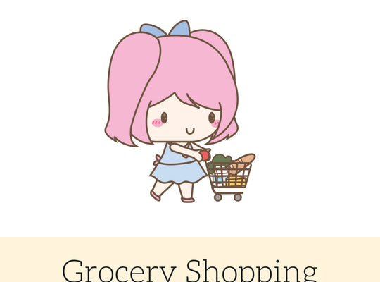 Grocery Stickers | Character Stickers | Mari | Erin Condren | AS58
