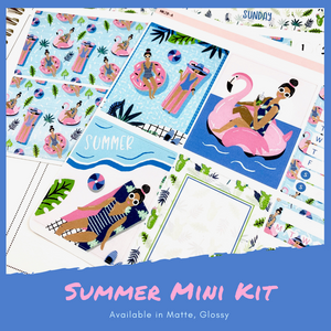 Mini Kit | Summer | Planner Stickers | Erin Condren | MK20