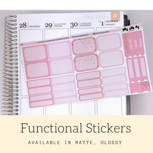 Pastel Yellow Functional Stickers | ECLP | Erin Condren | Happy Planner | PS13