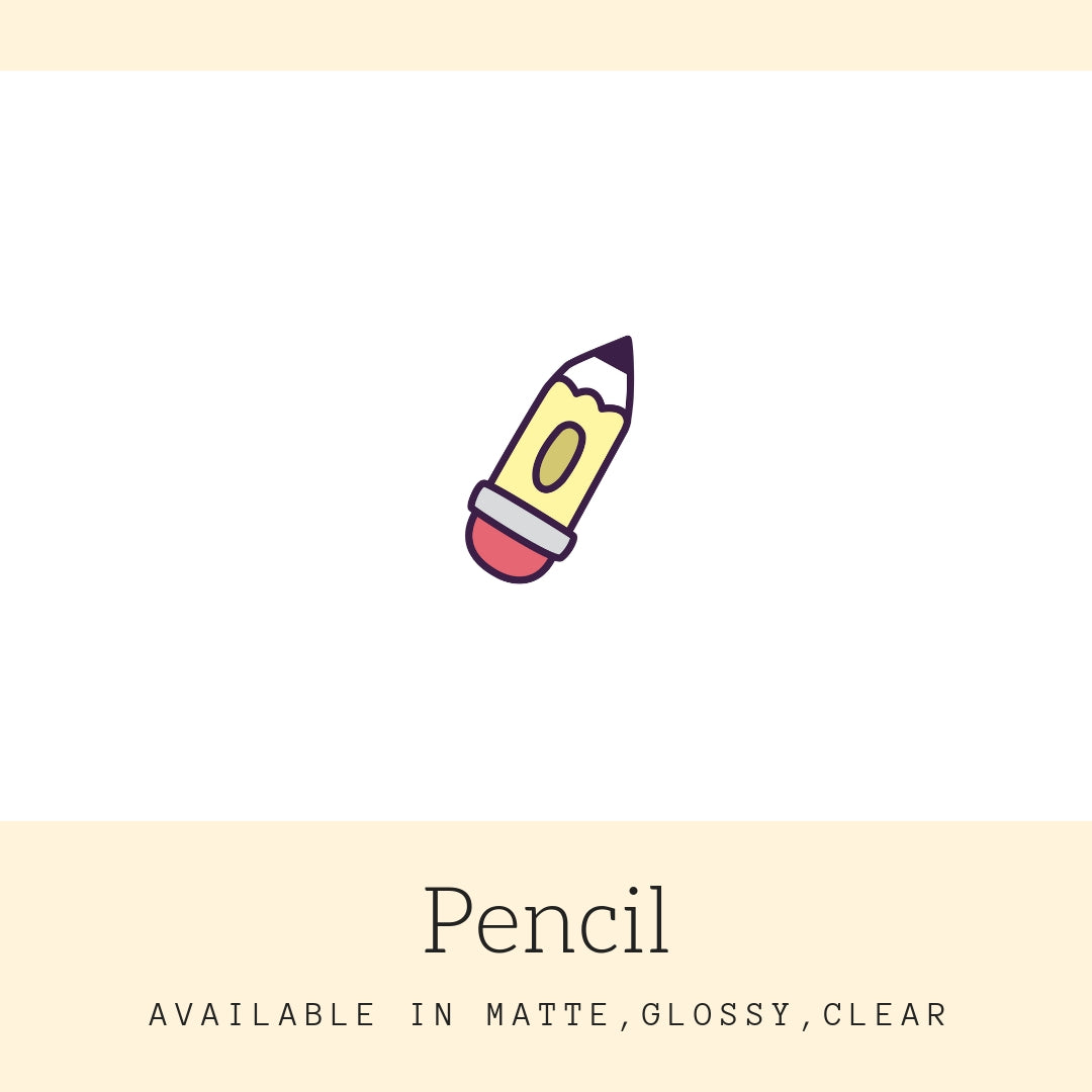 Pencil Stickers | Icon Stickers | CS136