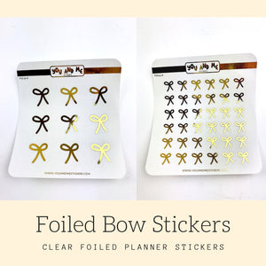 Foiled Stickers | Planner Stickers | Erin Condren | FSS19