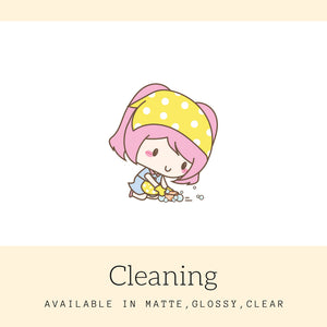 Cleaning Stickers | Character Stickers | AS66