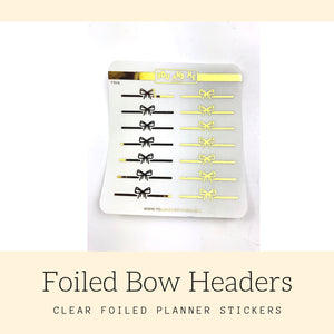 Foiled Stickers | Planner Stickers | Erin Condren | FSS15