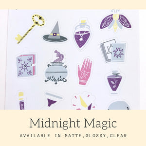 Midnight Magic Stickers | Icon Stickers | CS145