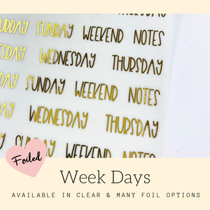 Foiled Stickers | Erin Condren | Planner Stickers | FSS23