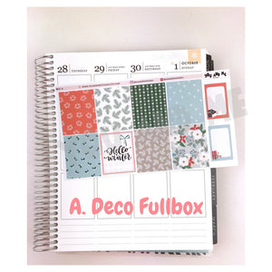 Weekly Kit | WInter Sticker | Erin Condren | Planner Stickers | WK21