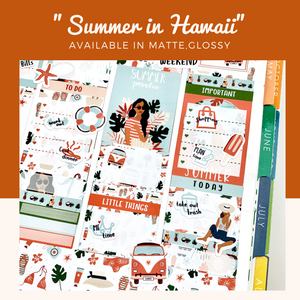 Weekly Kit | Erin Condren | Summer | Planner Stickers | WK50