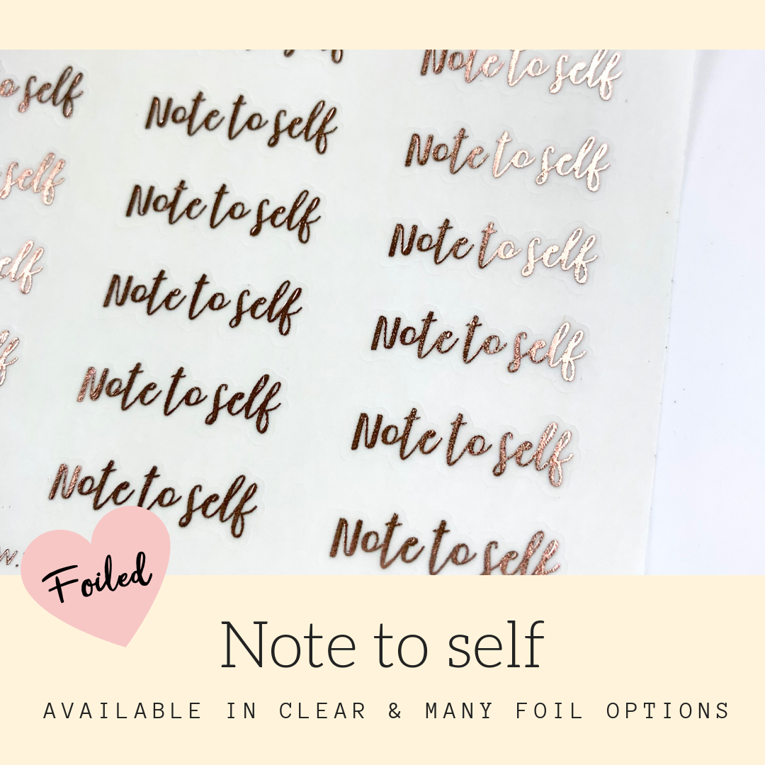 Foiled Stickers | Erin Condren | Planner Stickers | FSS25