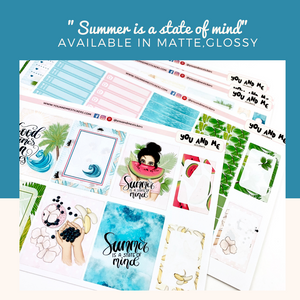 Weekly Kit | Erin Condren | Summer | Planner Stickers | WK52