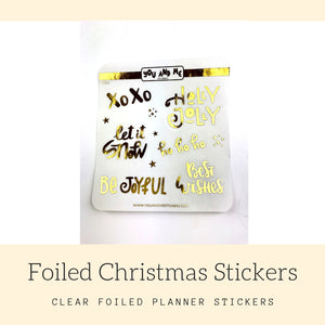 Foiled Stickers | Planner Stickers | Erin Condren | FSS10