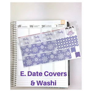 Weekly Kit | Winter Weekly Kit | Planner Stickers | Erin Condren | WK20