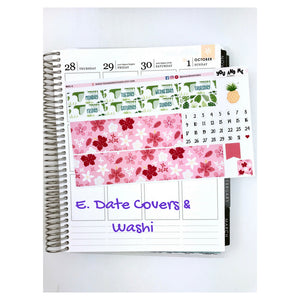 Weekly Kit | Summer Sticker | Planner Sticker | Erin Condren | WK41