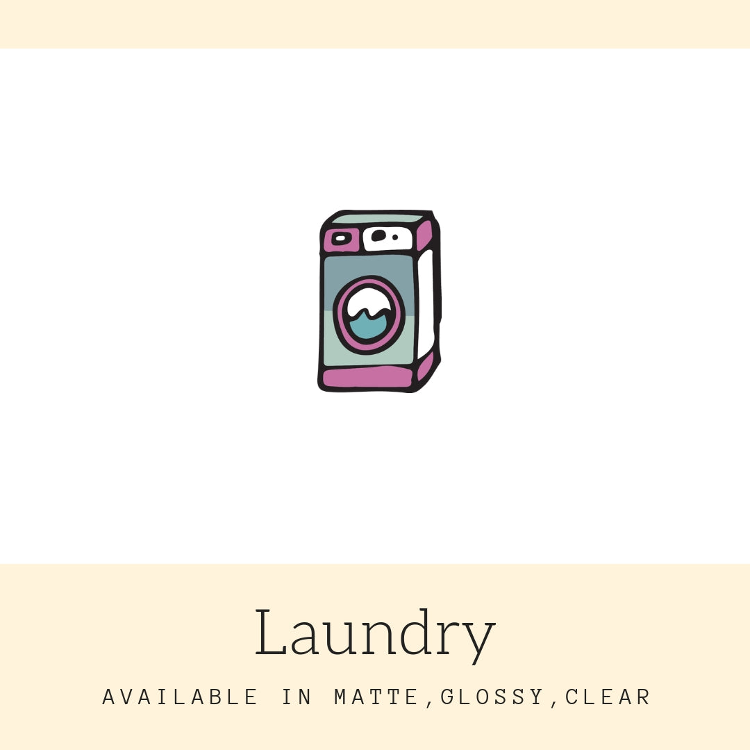 Laundry Stickers | Icon Stickers | CS153