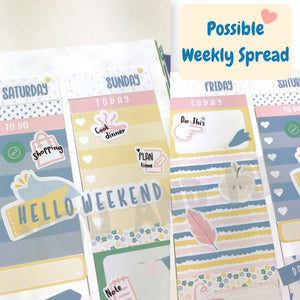 Weekly Kit | Erin Condren | Planner Stickers | WK23