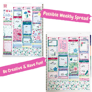Weekly Kit | Erin Condren | Summer | Planner Stickers | WK37