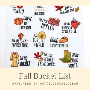 Fall Stickers | Icon Stickers | CS142