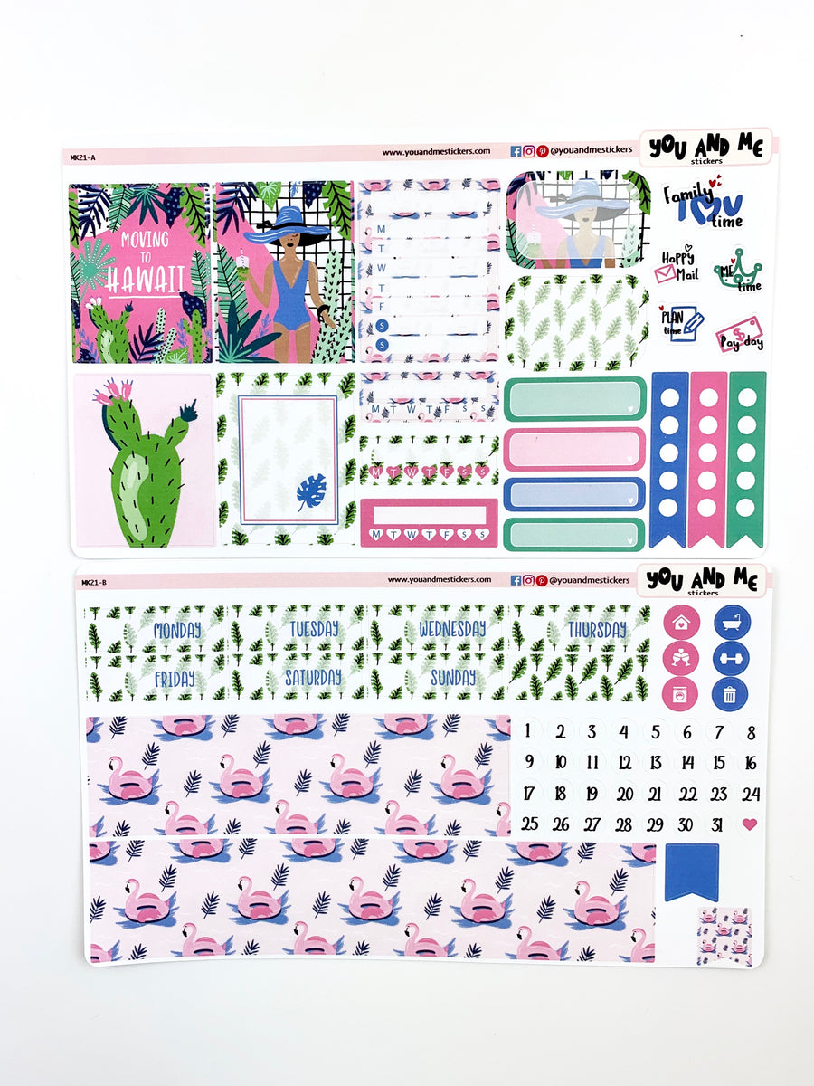 Mini Kit | Summer | Planner Stickers | Erin Condren | MK21