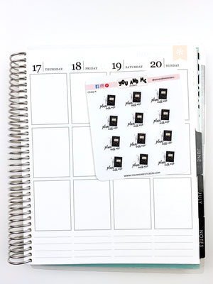 Planner Stickers | Icon Stickers | CS169A