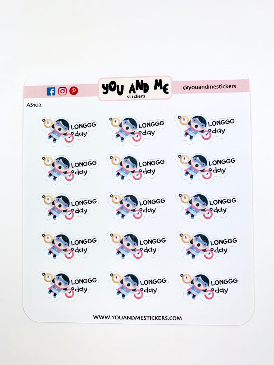 Character Stickers | Judy | Erin Condren | AS102