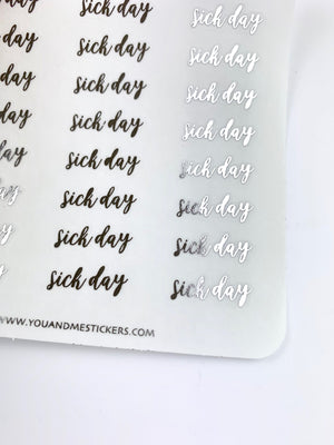 Foiled Stickers | Erin Condren | Planner Stickers | FSS35