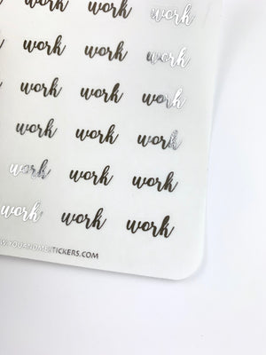Foiled Stickers | Erin Condren | Planner Stickers | FSS42