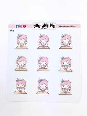 Character Stickers | Planner Stickers | Erin Condren | Happy Planner | AS59