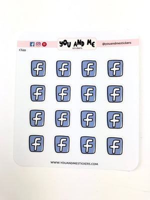 Facebook Stickers | Icon Stickers | CS99