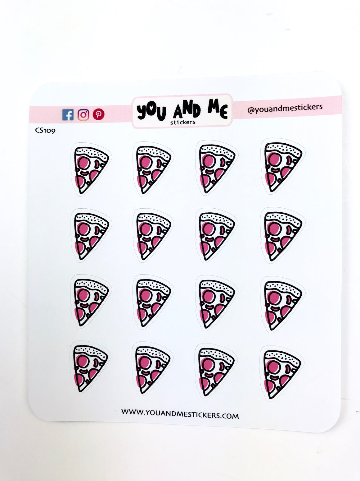 Pizza Stickers | Icon Stickers | CS109