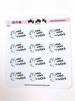 Unicorn Stickers | Character Stickers | Erin Condren | AS72