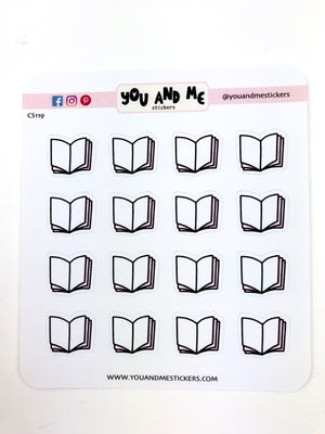 Book Stickers | Icon Stickers | CS119