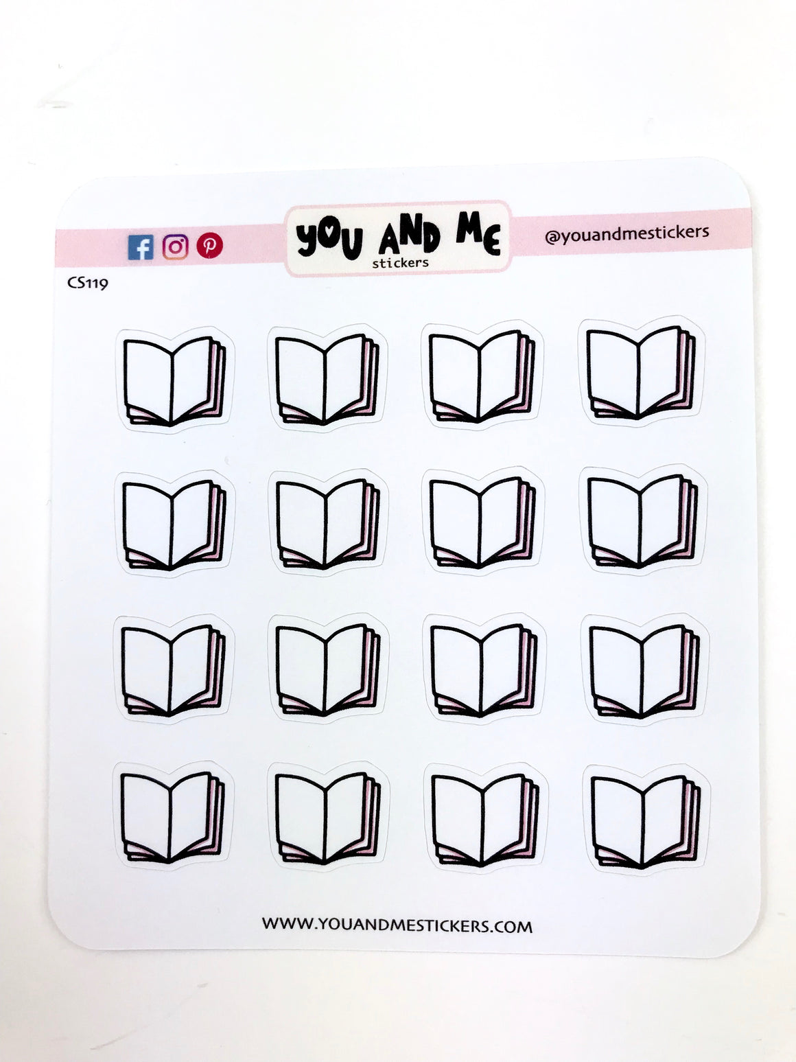 Book Stickers | Icon Stickers | CS119