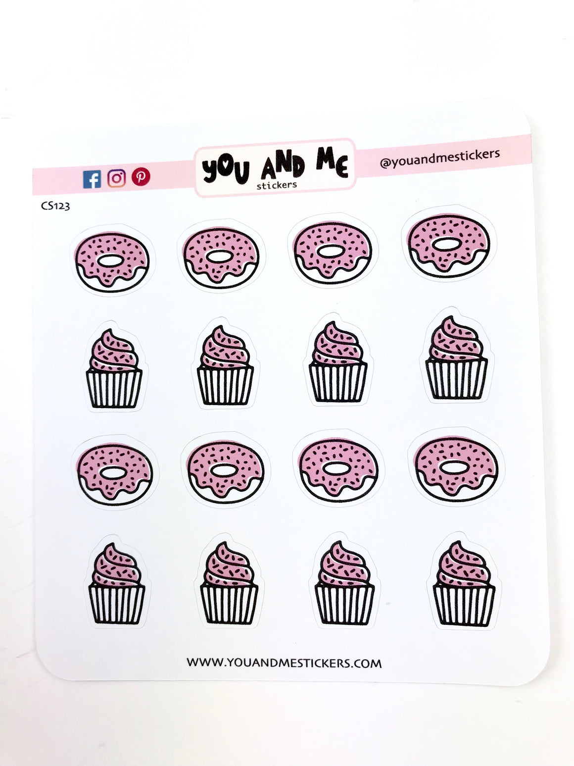 Dessert Stickers | Icon Stickers | CS123