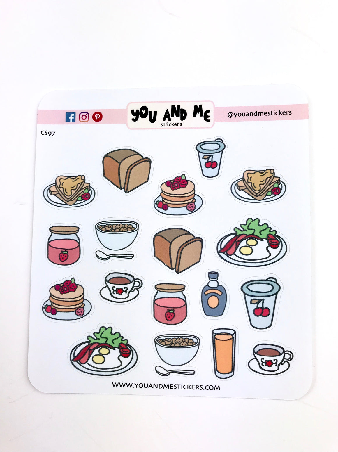 Food Stickers | Icon Stickers | CS129