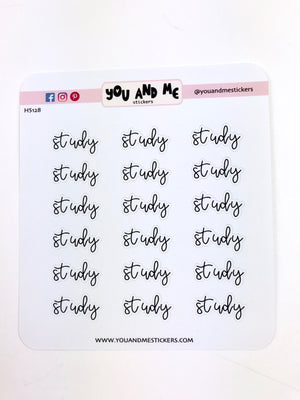 Script Stickers | Planner Stickers | Erin Condren | HS128