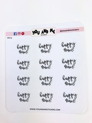 Script Stickers | Planner Stickers | Erin Condren | HS113