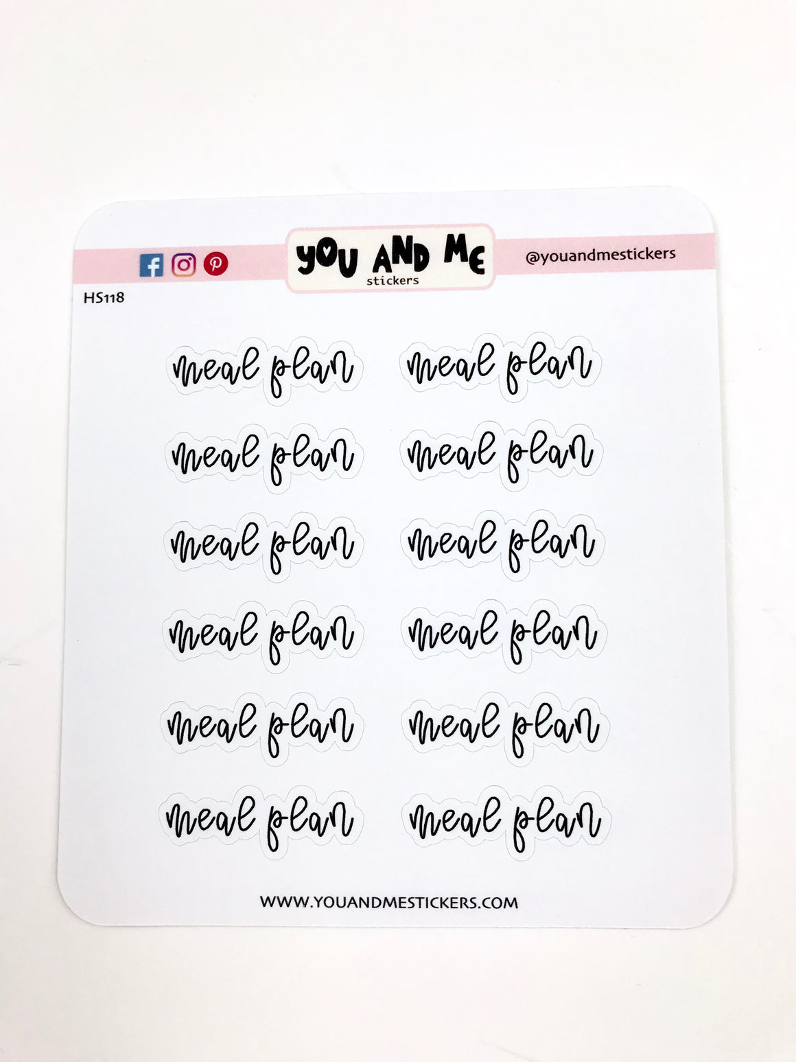 Script Stickers | Planner Stickers | Erin Condren | HS124