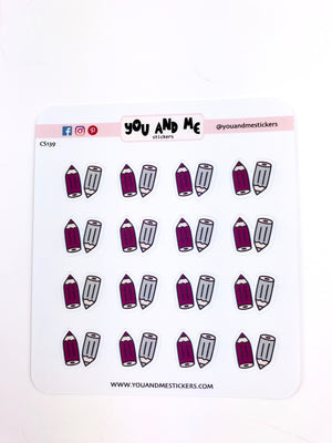 Crayons Stickers | Icon Stickers | CS139