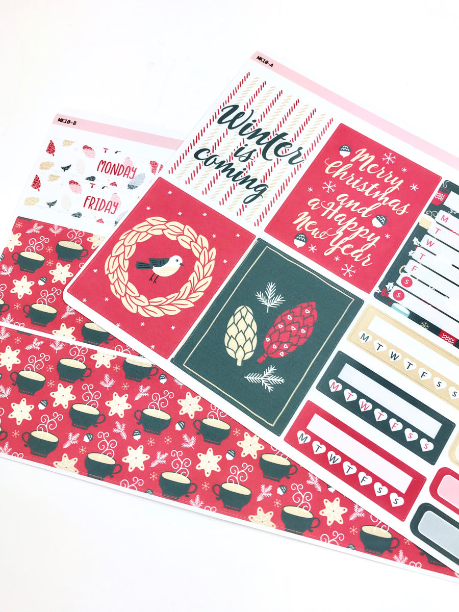 Mini Kit | Holiday | Planner Stickers | Erin Condren | MK10