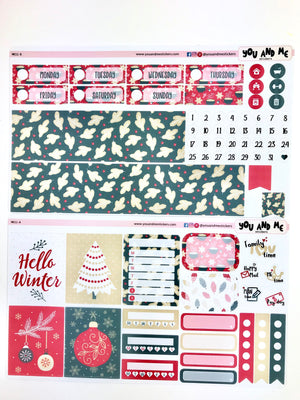 Mini Kit | Holiday | Planner Stickers | Erin Condren | MK11