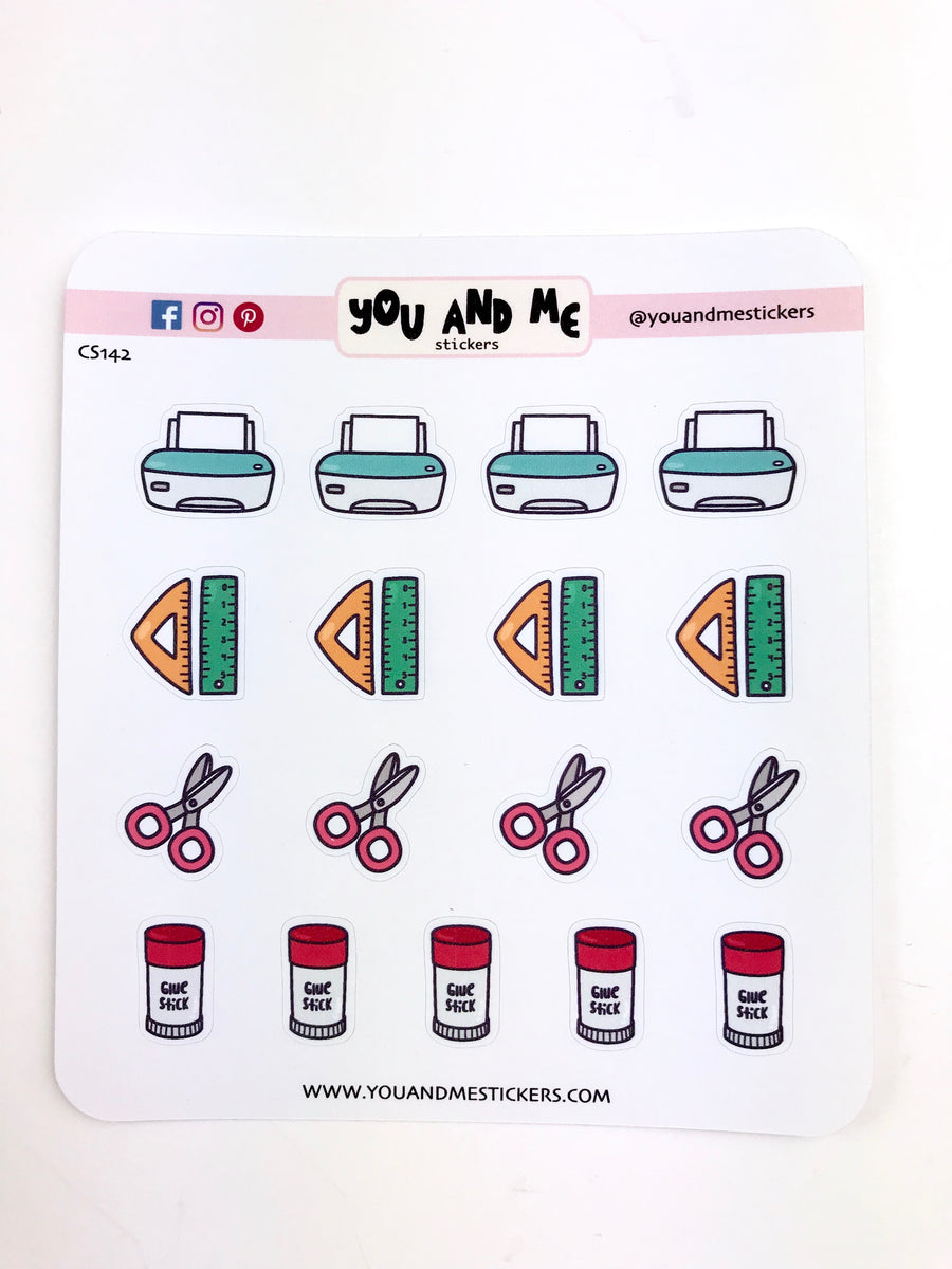 Craft Day Stickers | Icon Stickers | CS142