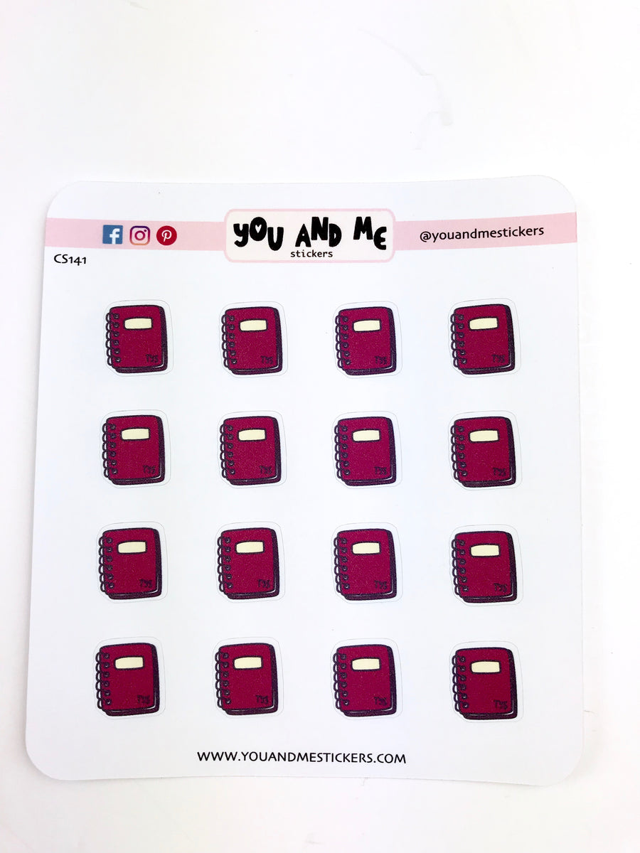 Notebook Stickers | Icon Stickers | CS141