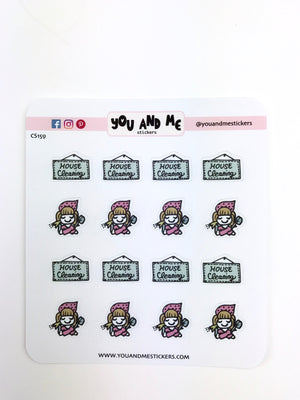 Cleaning Stickers | Icon Stickers | CS159