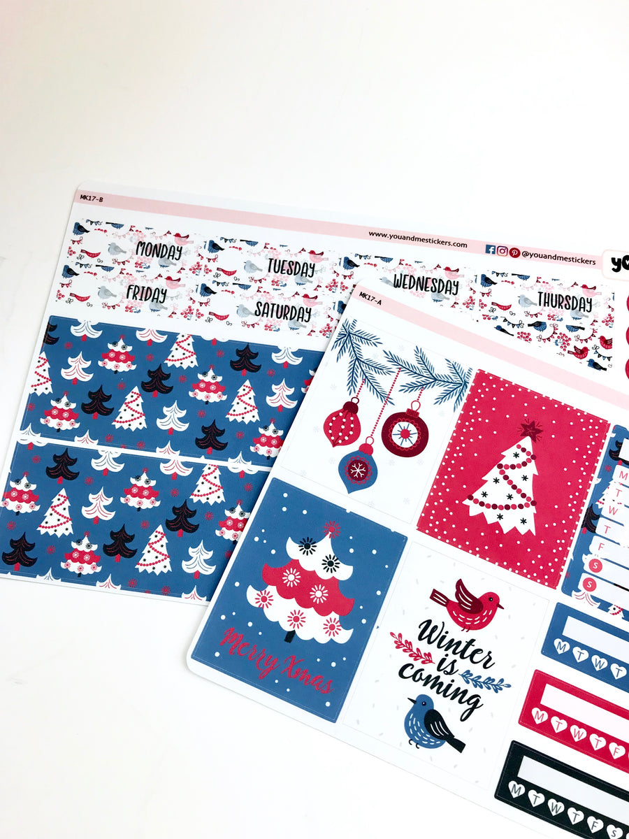 Mini Kit | Holiday | Planner Stickers | Erin Condren | MK17