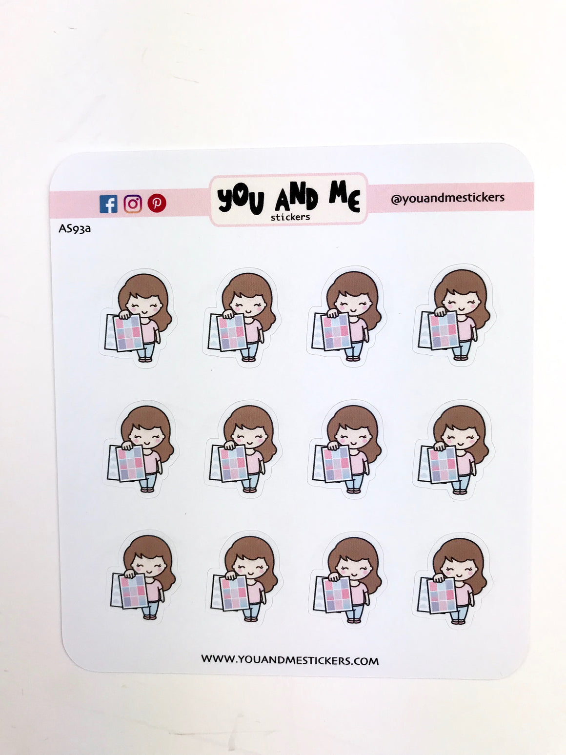 Planner Girl Stickers | Character Stickers | Erin Condren | AS93