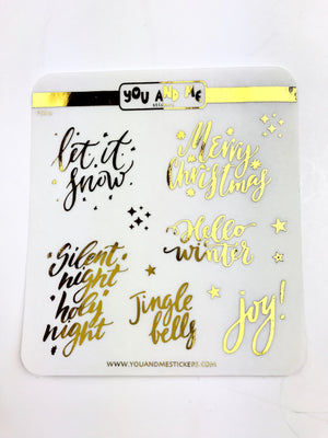 Foiled Stickers | Planner Stickers | Erin Condren | FSS12