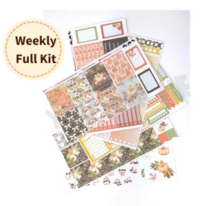 Hello Autumn... Weekly Kit For Erin Condren | Happy Planner | Wk19 - Weekly Kit