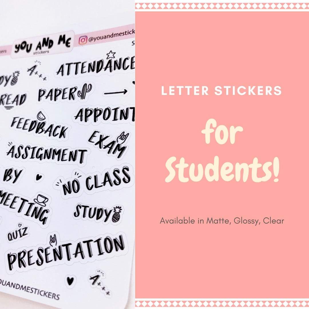 Student Stickers | Erin Condren | Planner Stickersl | SK10